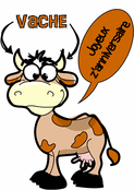 La vache rigolote f&ecirc;te son anniversaire